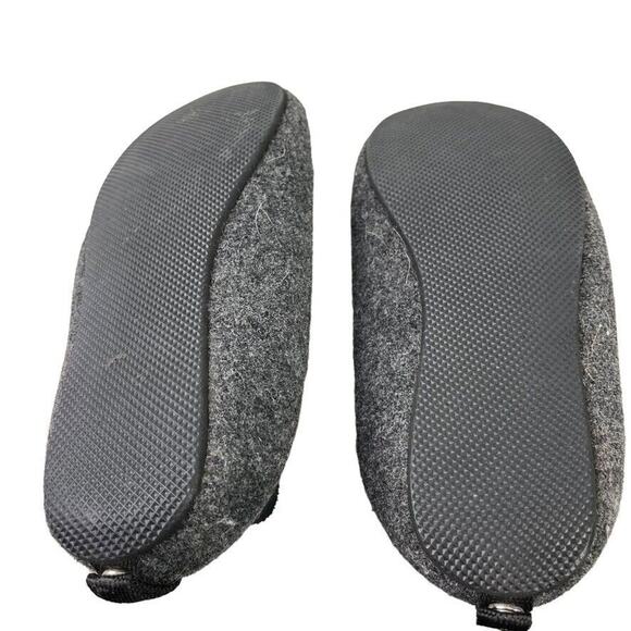 Mahabis Classic Gray Womens Felt Slip On Loafers Slippers Flats Sherpa 38 7.5 - Picture 15 of 16